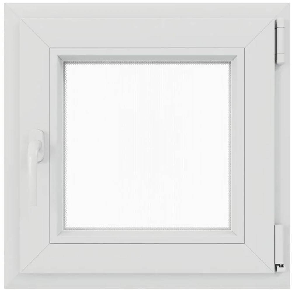 Fereastra termopan FORTIA, PVC, 4 camere, 56 x 56 cm, deschidere dreapta, alb