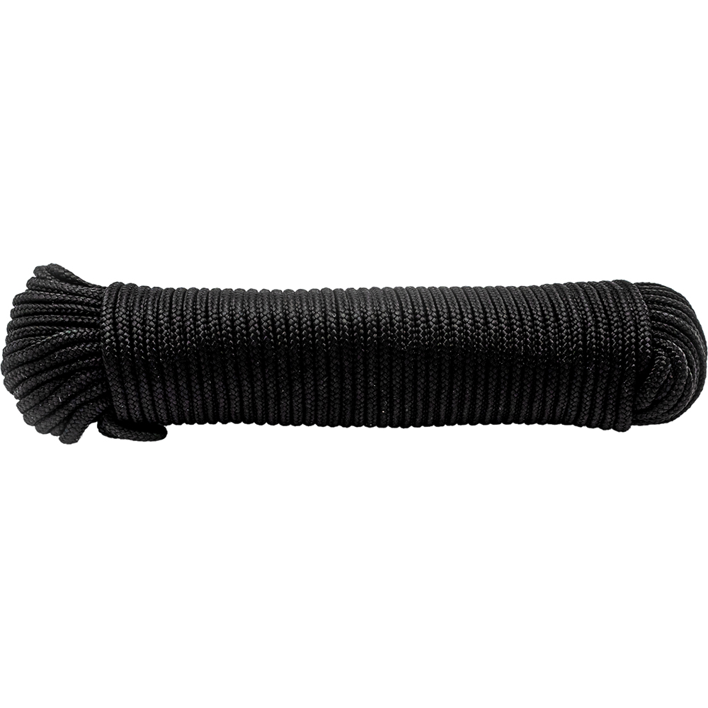 Snur franghie LUMY TOOLS, polipropilena, 4 mm x 25 m, negru