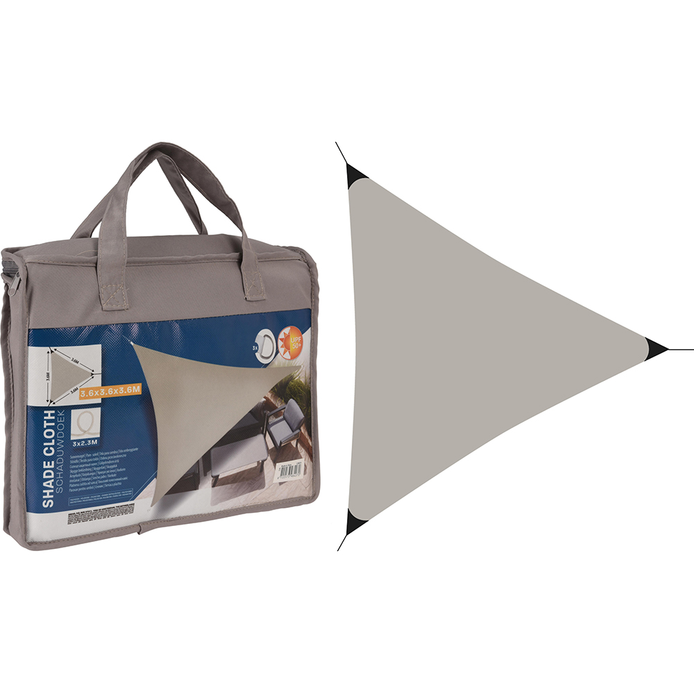Copertina fixa, poliester, 360 x 360 cm, taupe