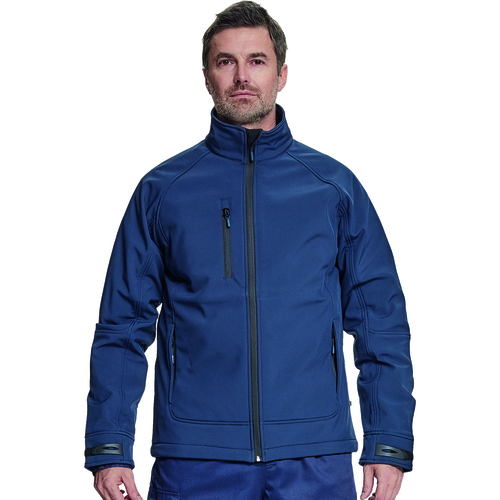 Jacheta de lucru Cerva, tip Softshell, din poliester, bleumarin, marimea XL