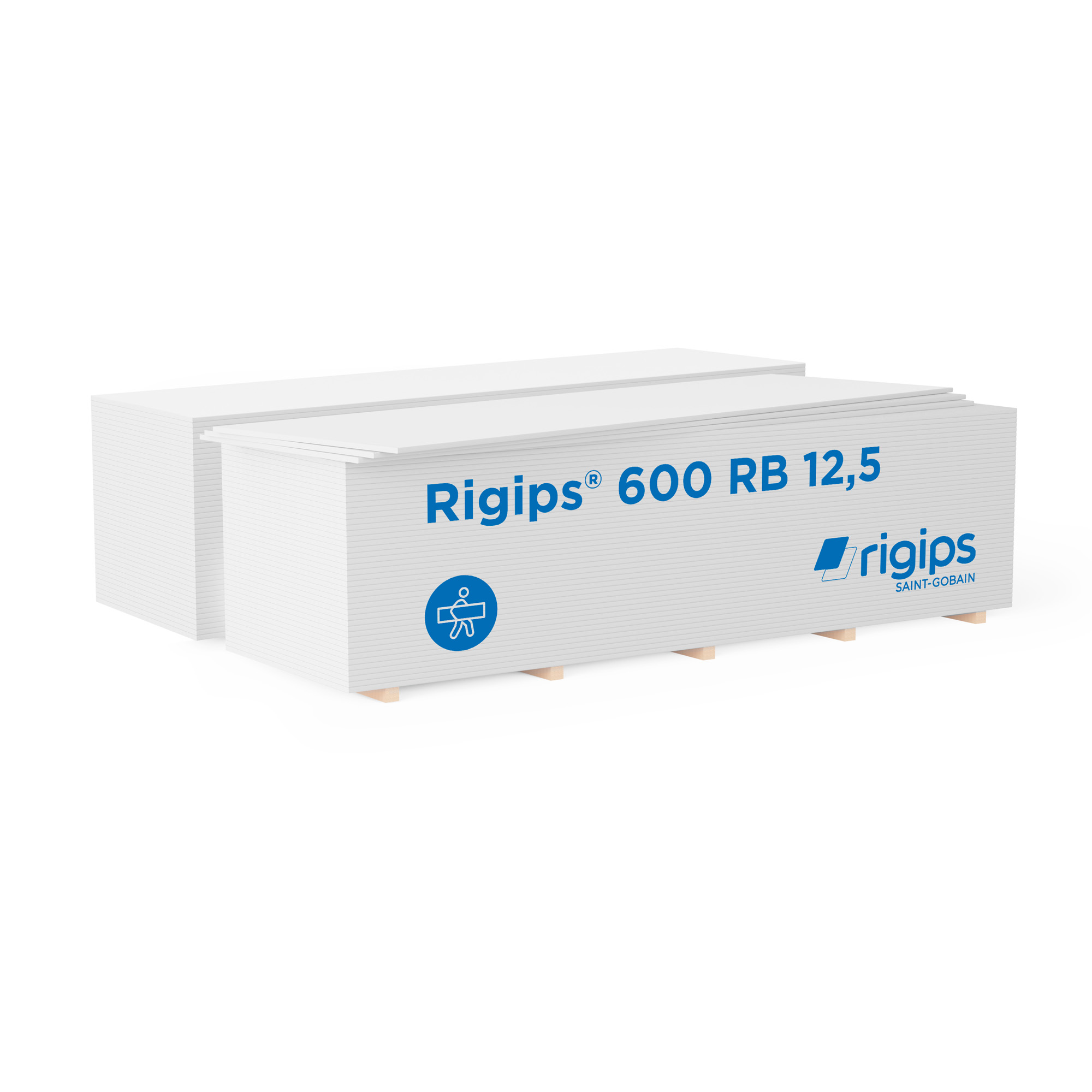 Placa gips carton Rigips RB, standard, 12.5 x 600 x 2000 mm