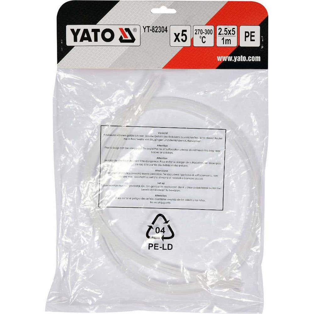 Batoane pistoale de lipit Yato, PE, 2.5 x 5 mm, 5 buc