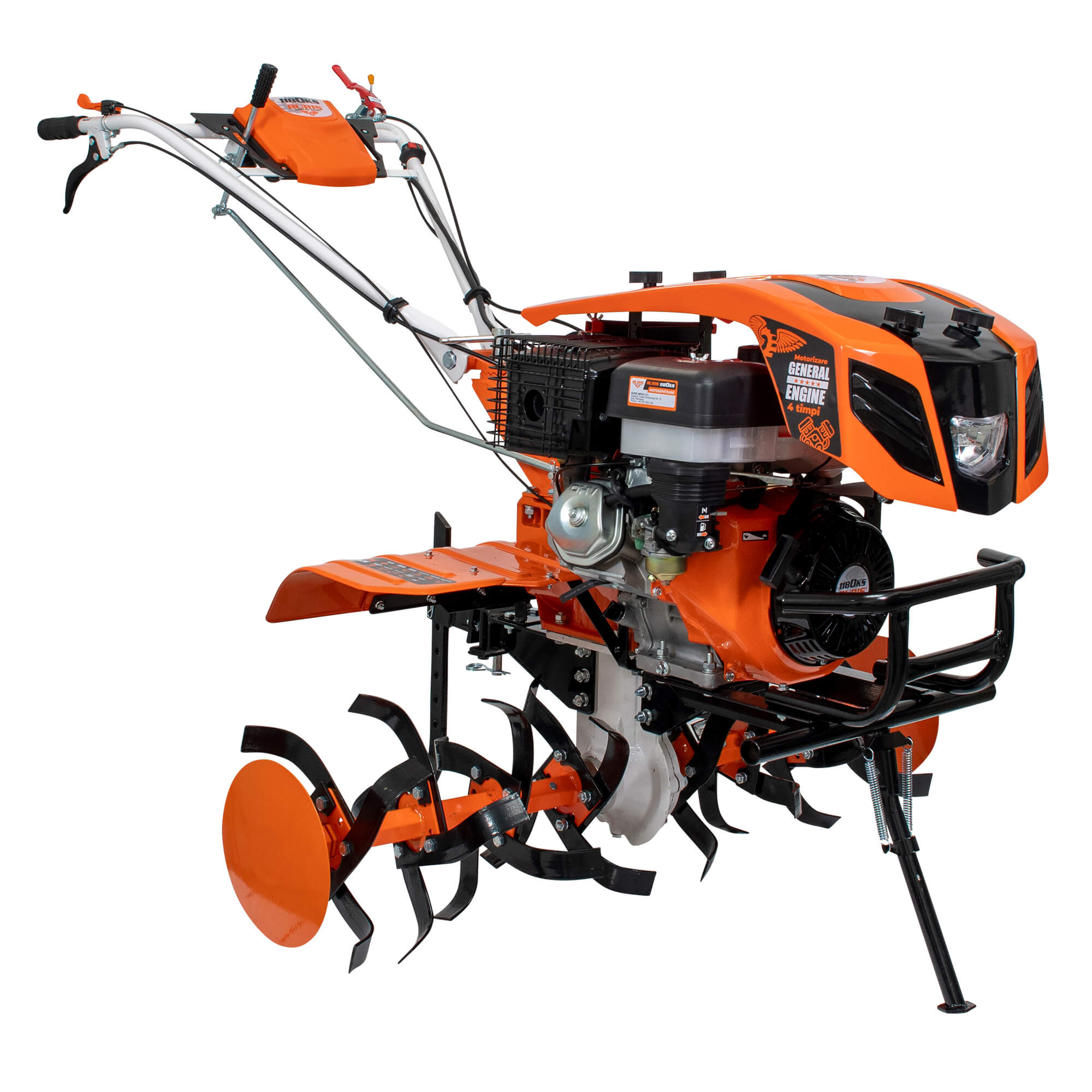 Motocultor pe benzina, Ruris, 1180KS start, 460 CC, 18 CP, latime de lucru 75-110 cm