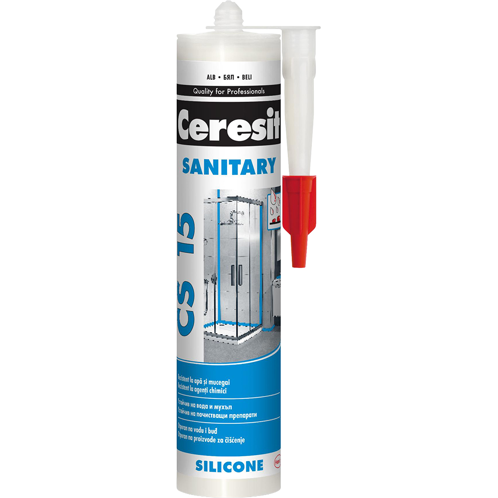 Silicon sanitar Ceresit CS15, alb, 280 ml