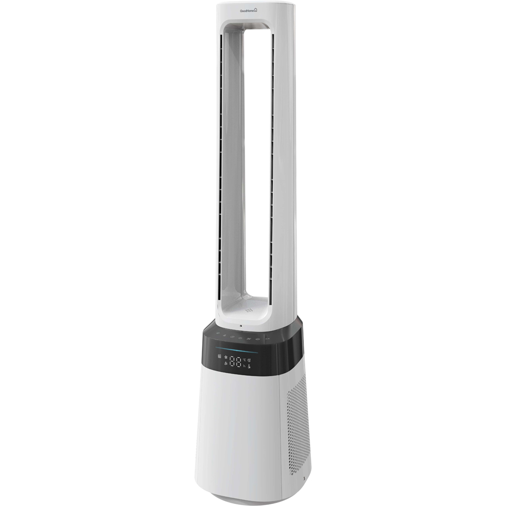 Ventilator turn GOODHOME, 10 trepte de viteza, 45W, alb