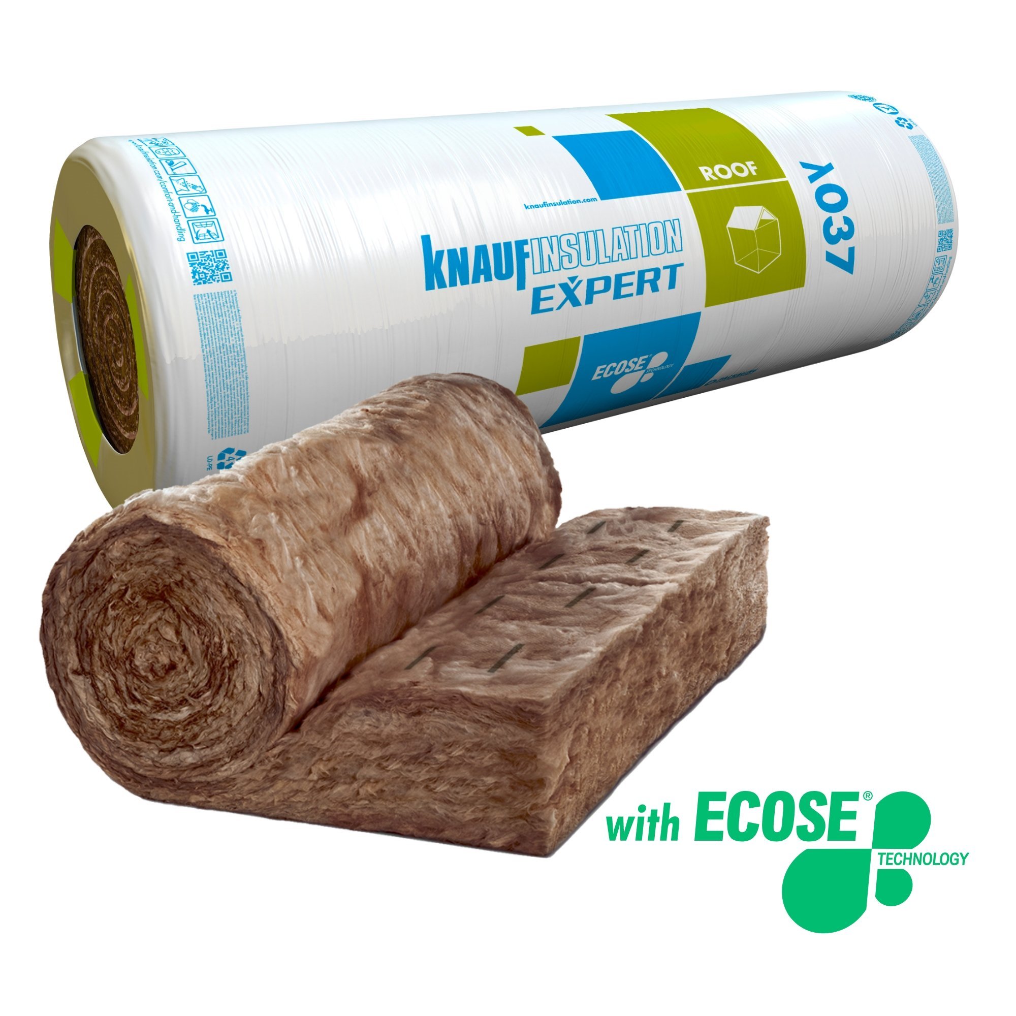Vata minerala de sticla 7,44 mp, 0,037 W/mK, 620 x 120 x 10 cm Knauf Insulation