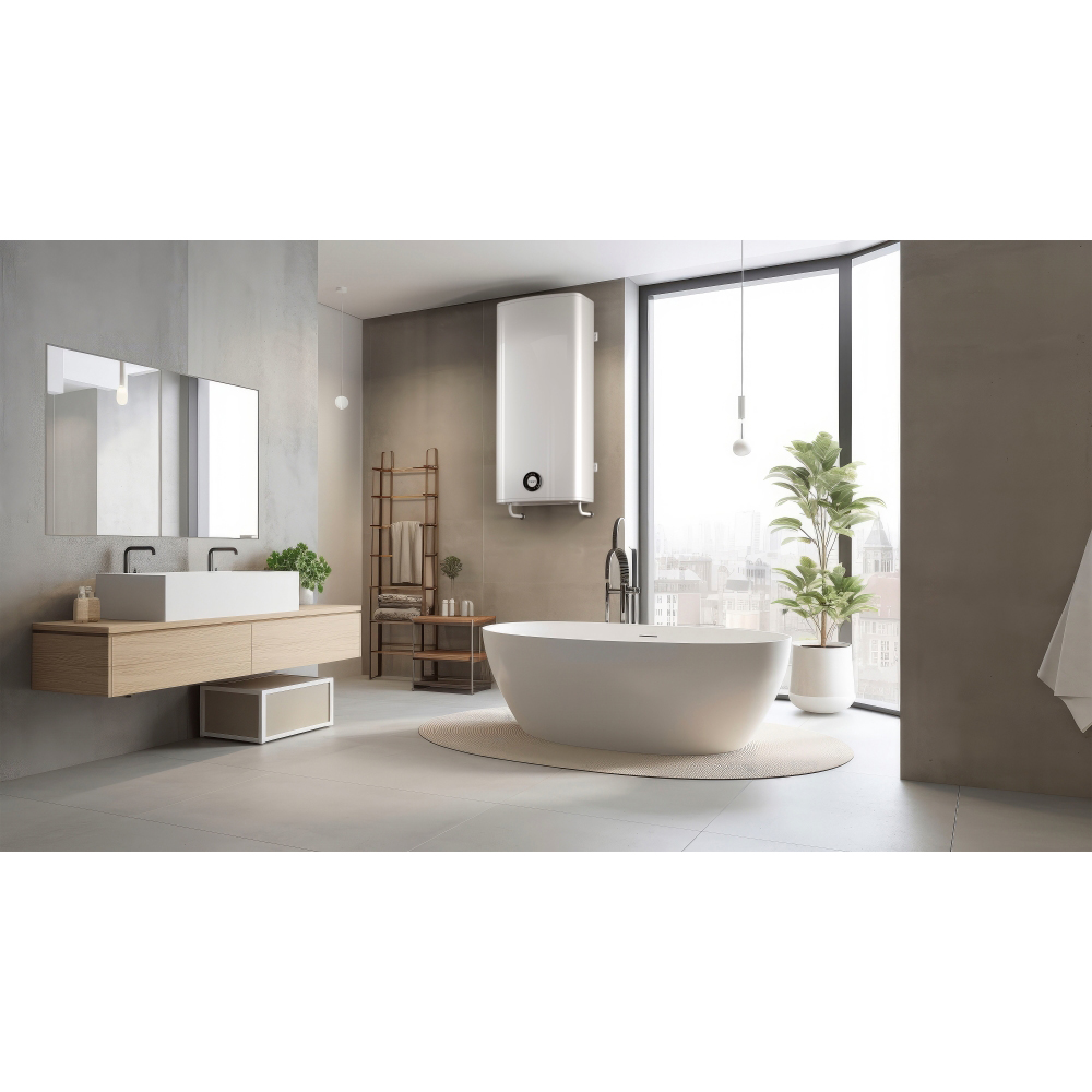 Boiler electric TESY BelliSlimo Lite Cloud, 80 l, alb