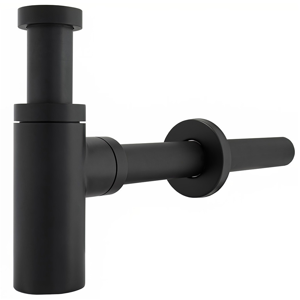 Sifon lavoar reglabil CASABLANCA CM1201A, metal, D 32mm, 1 1/4", negru