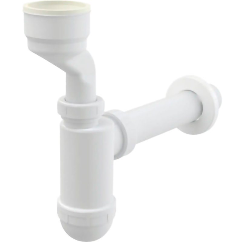 Sifon urinal ALCA A45A, polipropilena, D 40mm, garnitura de etansare, alb