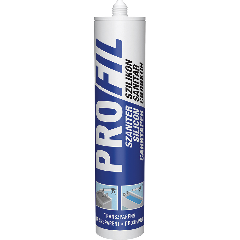 Silicon pentru spatii umede SOUDAL, aplicare cu pistol, transparent, 270 ml