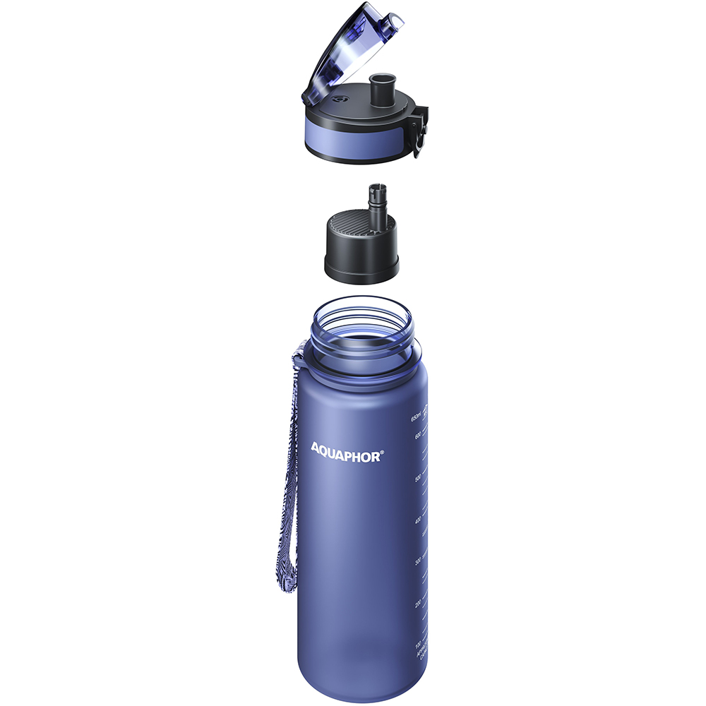 Sticluta filtranta AQUAPHOR, 650 ml, bleumarin