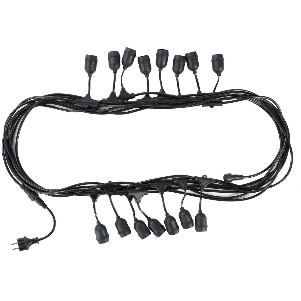 Ghirlanda luminoasa AVIDE, E27, 15 globuri led, IP44, 10m