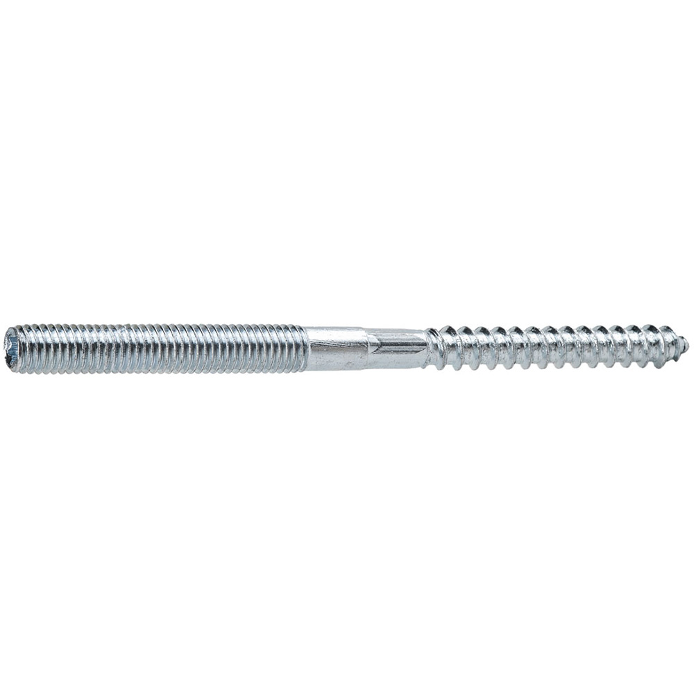 Prezon lemn-metal, M8 x 80 mm, L35 M30, otel, vrac