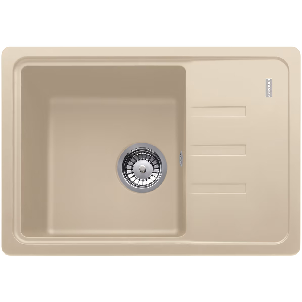 Pachet chiuveta FRANKE BSG 611-62, 1 cuva, picurator reversibil, compozit granit, baterie Novara Plus, avena