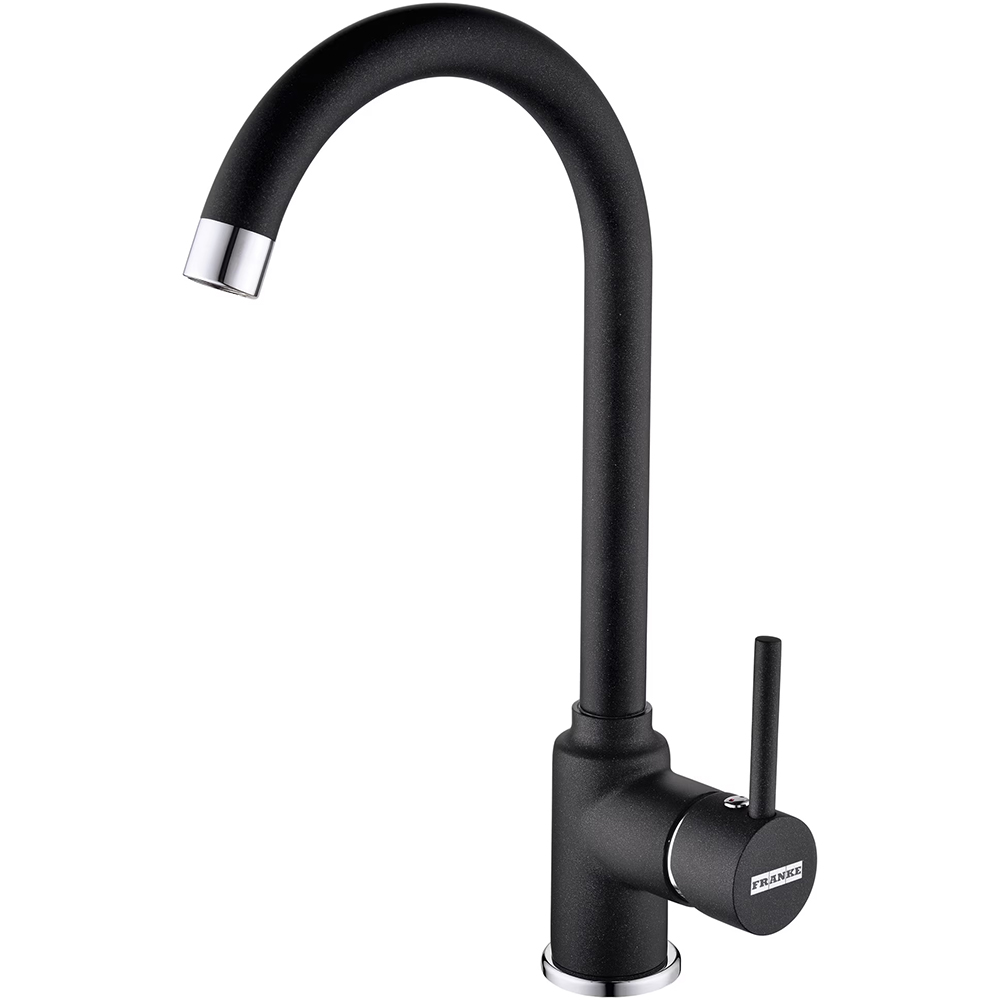 Pachet chiuveta FRANKE UCG 611-62, 1 cuva, picurator dreapta, compozit granit + baterie Pola, negru