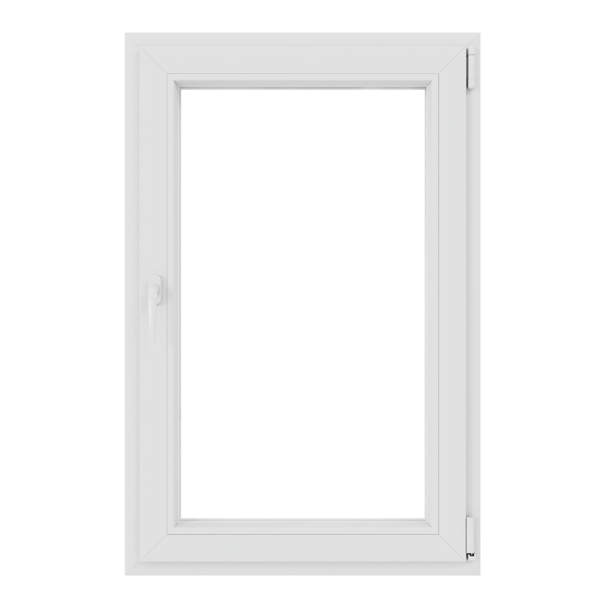 Fereastra termopan APLAST, PVC, 4 camere, 86 x 116 cm, deschidere batanta dreapta, alb