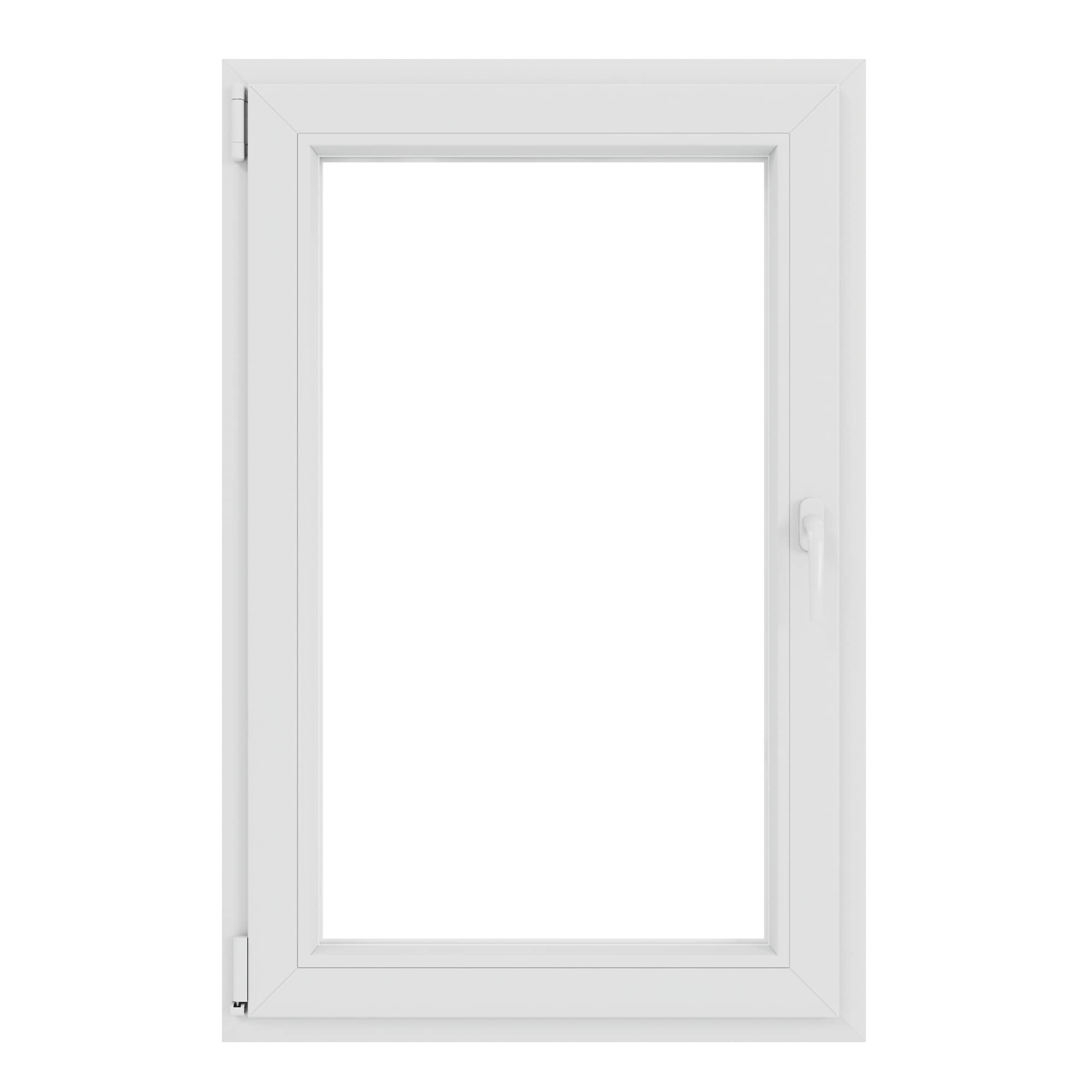 Fereastra termopan APLAST, PVC, 4 camere, 86 x 116 cm, deschidere batanta stanga, alb