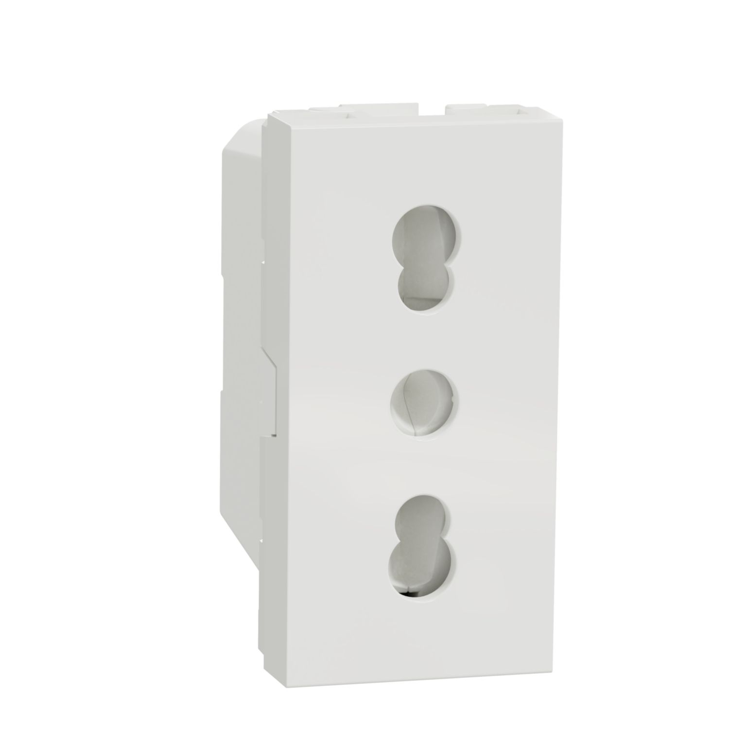 Priza italiana 1m 16A 2P+E, alb