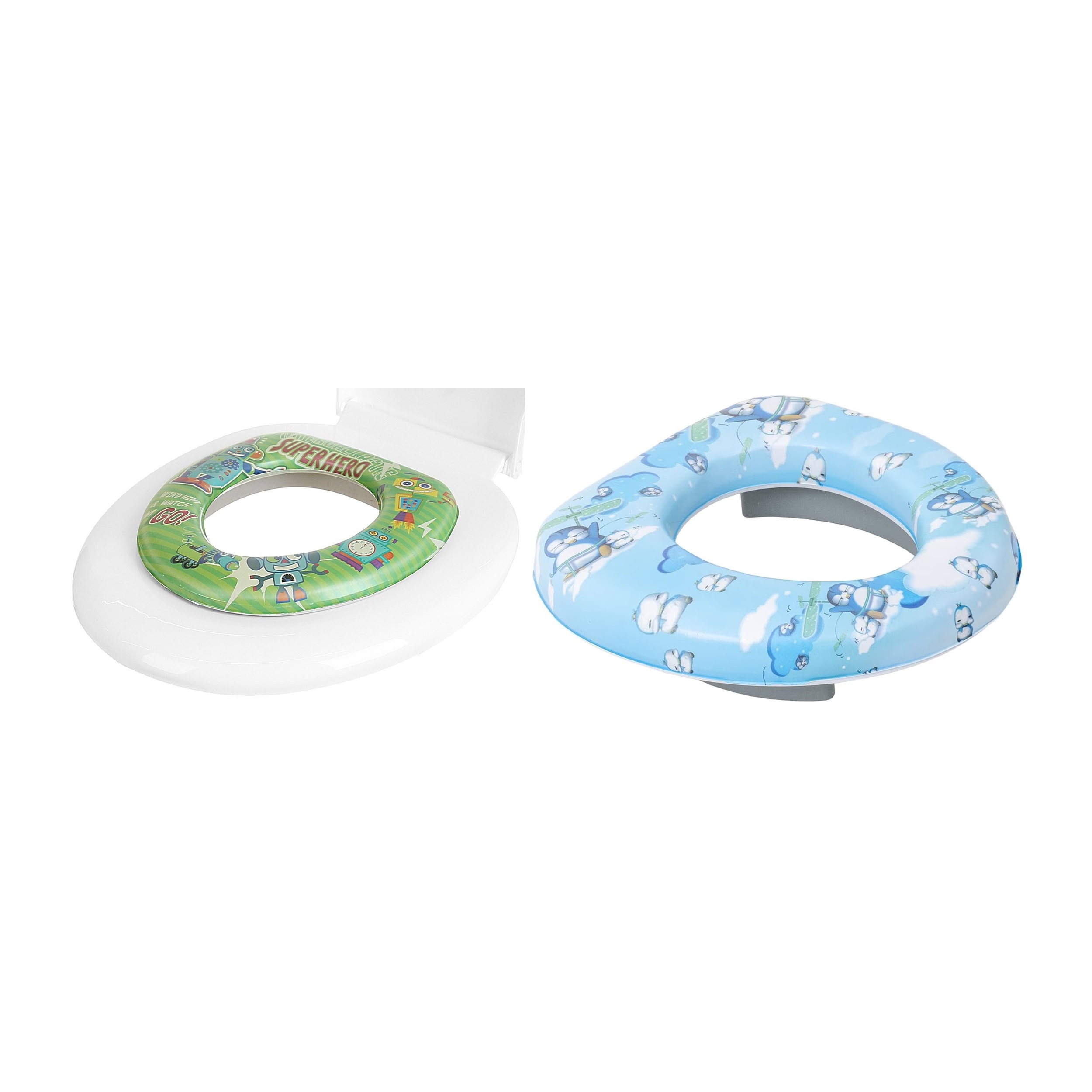 Capac WC pentru copii PLASTINA, PVC, multicolor