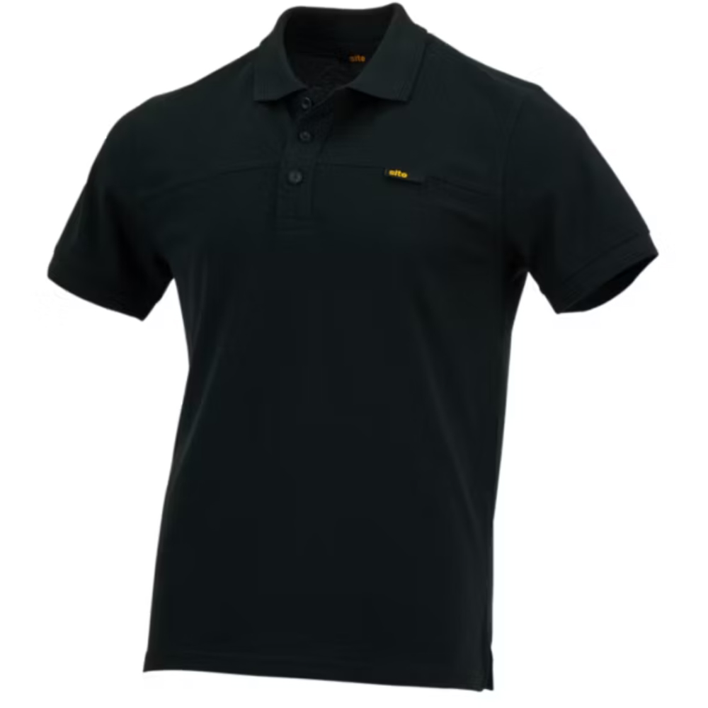 Tricou polo SITE Barnat, M, negru