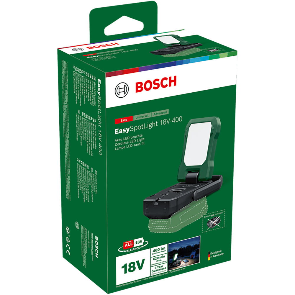 Lampa de lucru LED BOSCH EasySpotLight 18V-400, 400lm, 18V