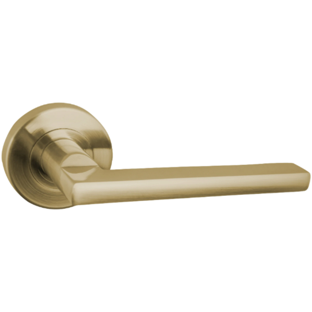 Maner cu rozeta YALE, aluminiu, 126 mm, 2 bucati, alama