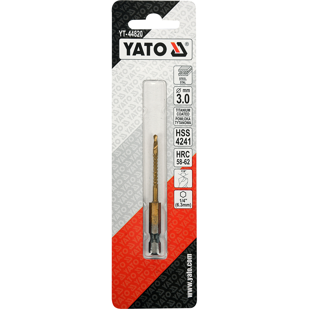 Burghiu freza YATO, 3mm