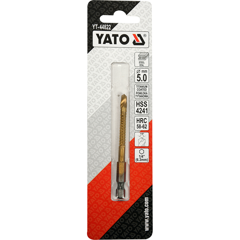 Burghiu freza YATO, 5mm