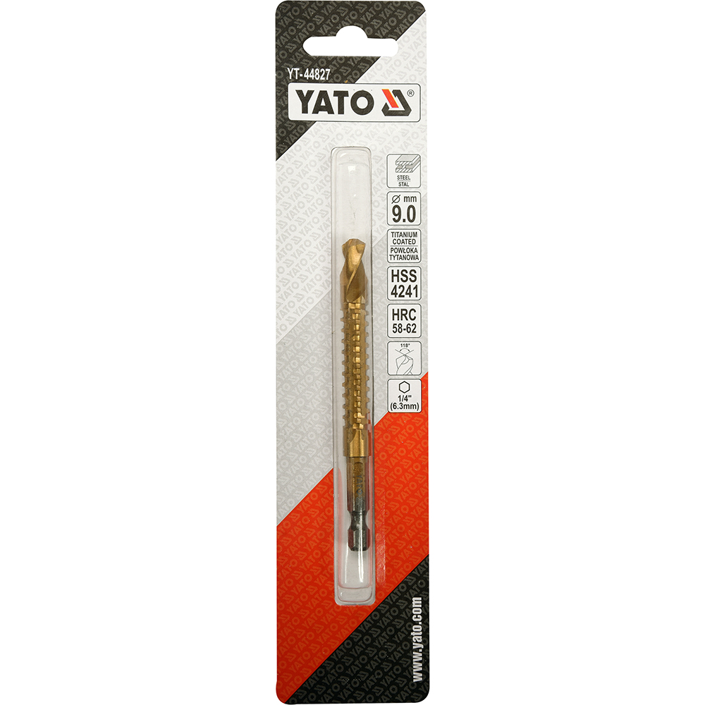 Burghiu freza YATO, 9mm