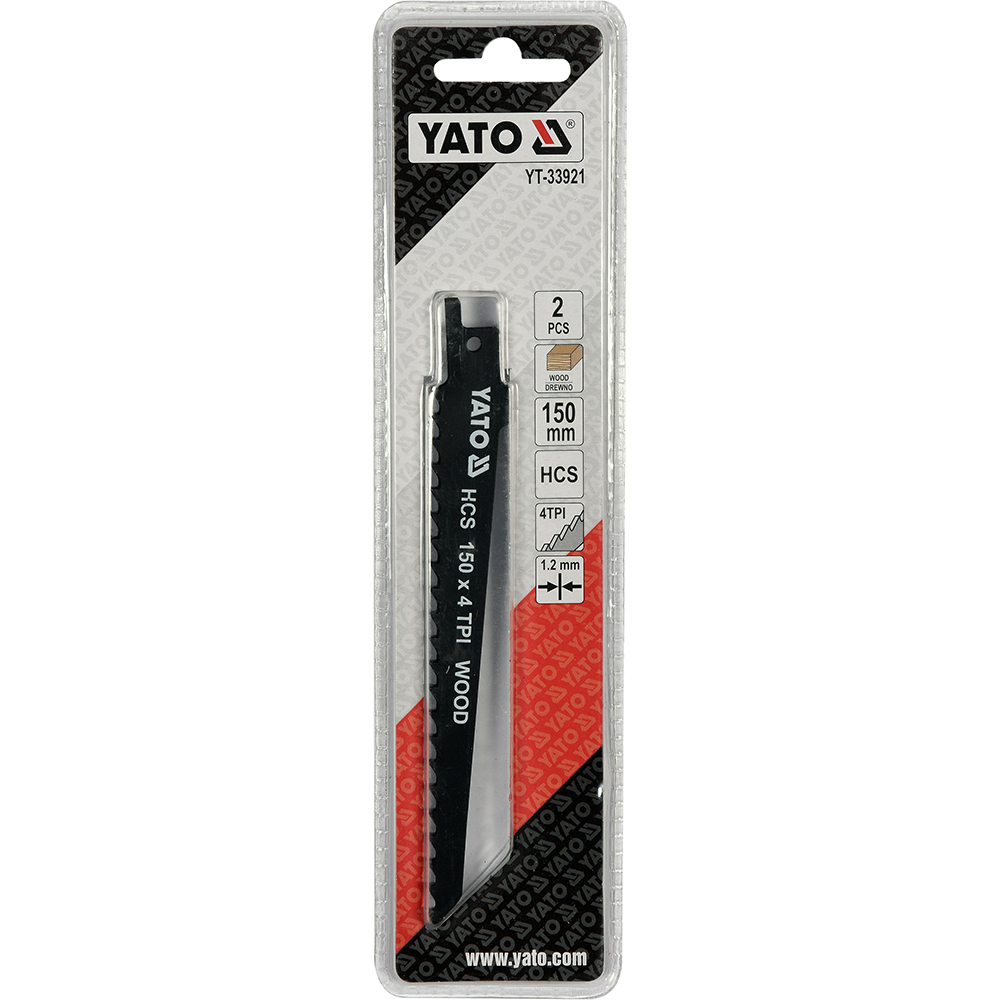 Panza fierastrau pentru lemn YATO, 150mm, 4TPI