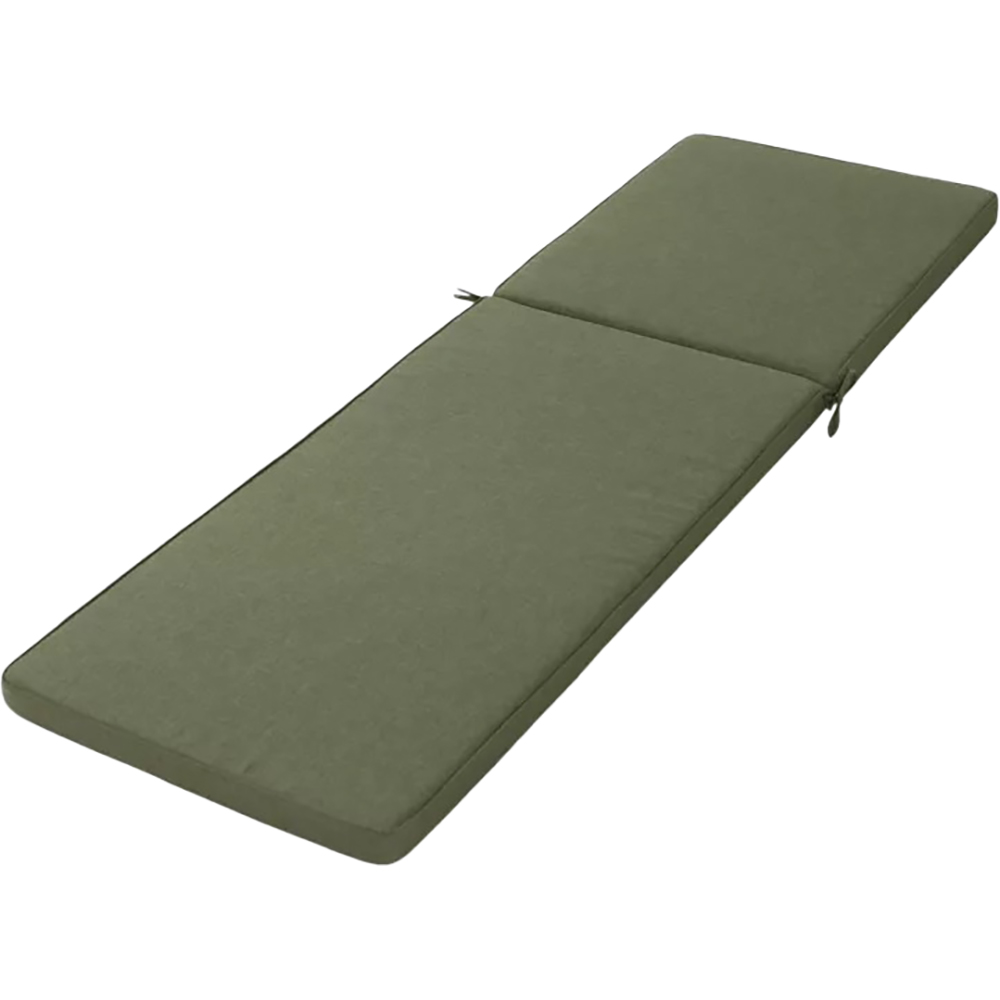 Perna pentru sezlong GOODHOME, 197 x 65 x 6 cm, poliester, verde