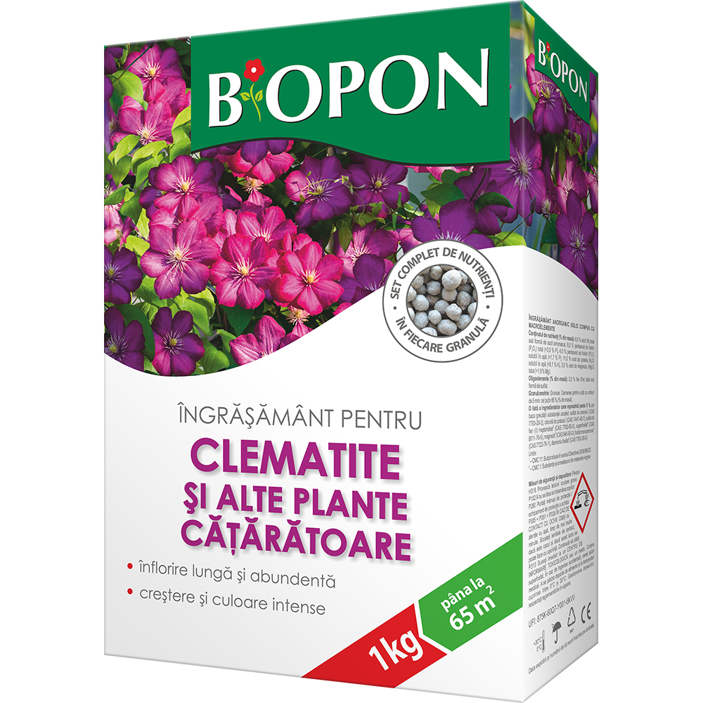 Ingrasamant pentru Clematite si alte plante cataratoare BIOPON, 1 kg kg