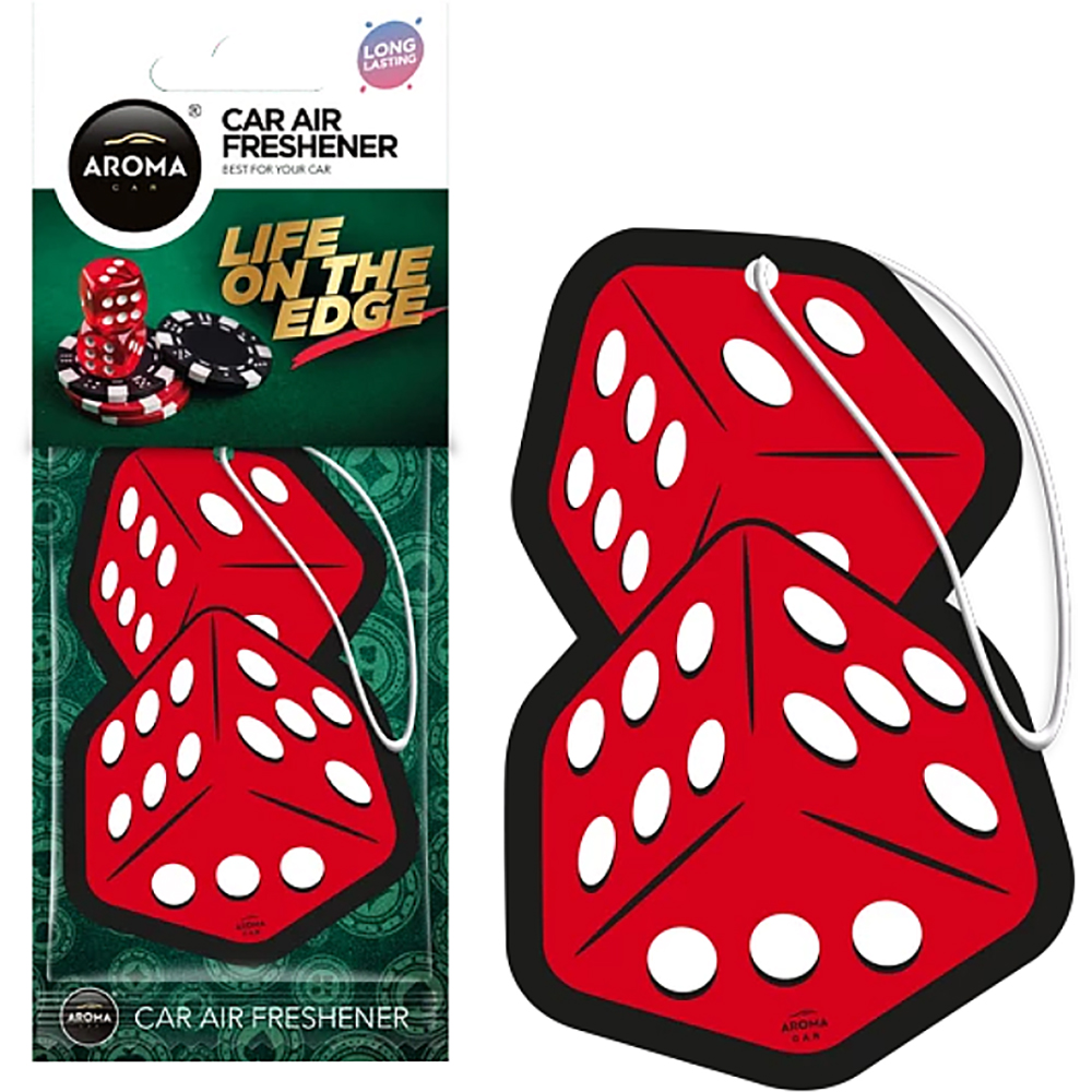 Odorizant auto AROMA CAR Life On The Edge, zar, black