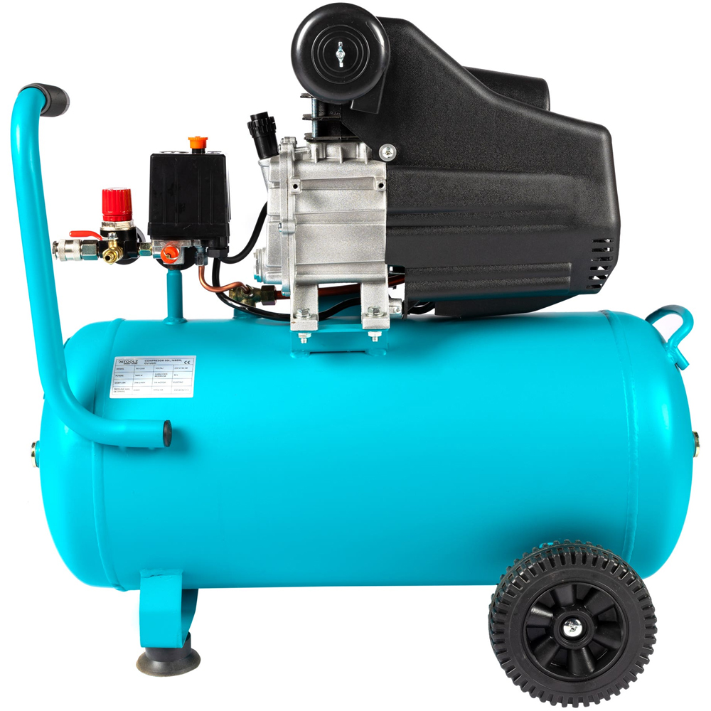 Compresor aer DETOOLZ DZ-C3333, cu ulei, 1680W, 50l, 206 l/min, 8 bar