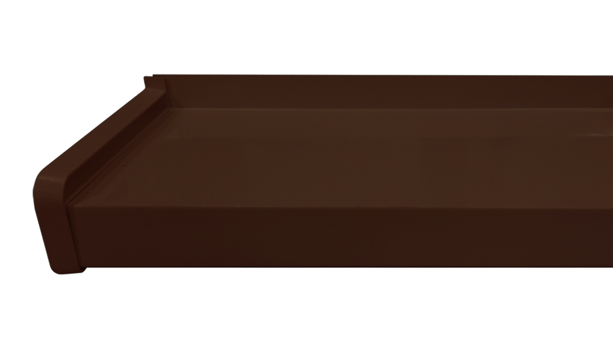Glaf exterior BRAVO, aluminiu, 150 x 22.5 cm, maro