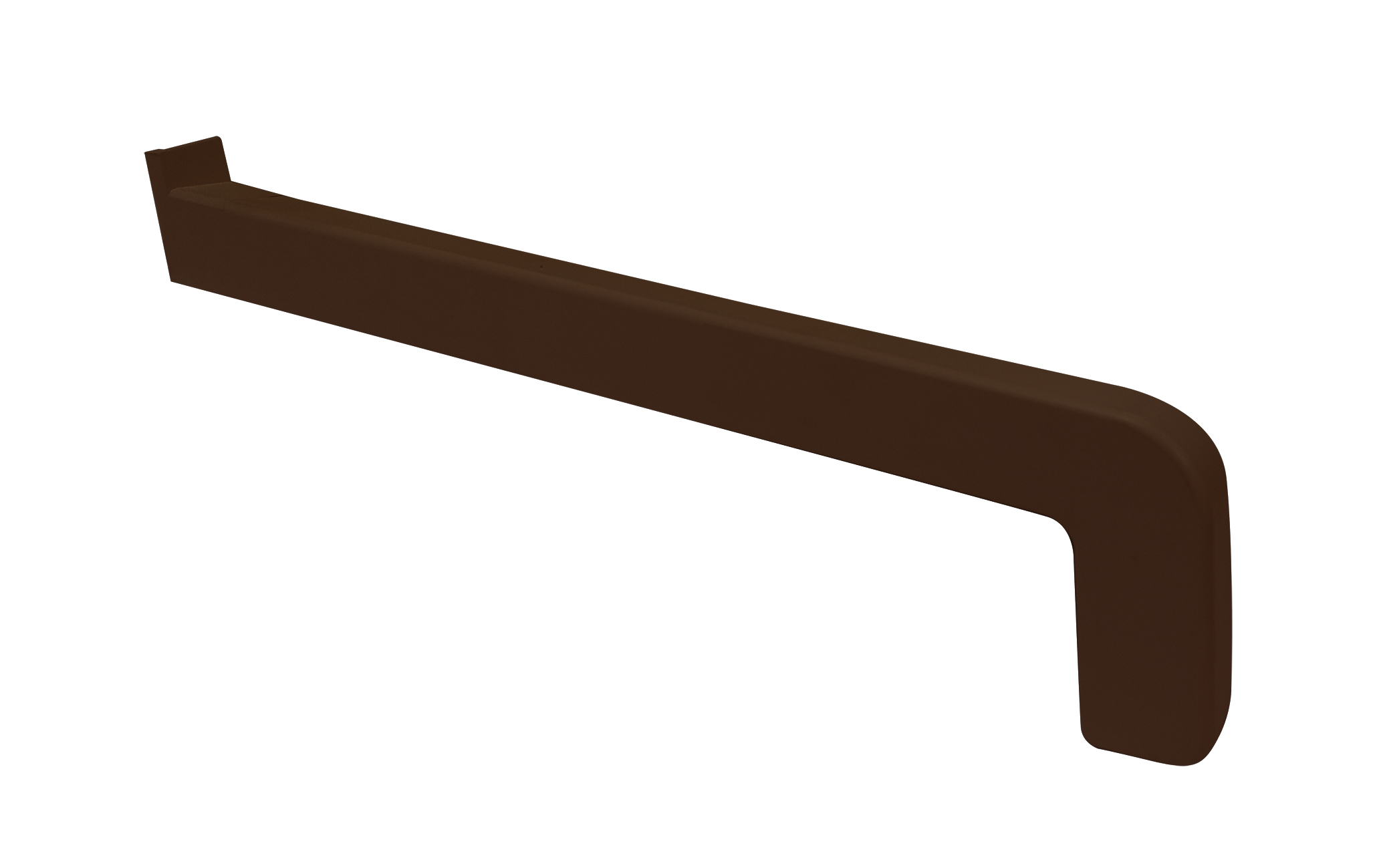 Capat glaf exterior BRAVO, PVC, 22.5 cm, maro
