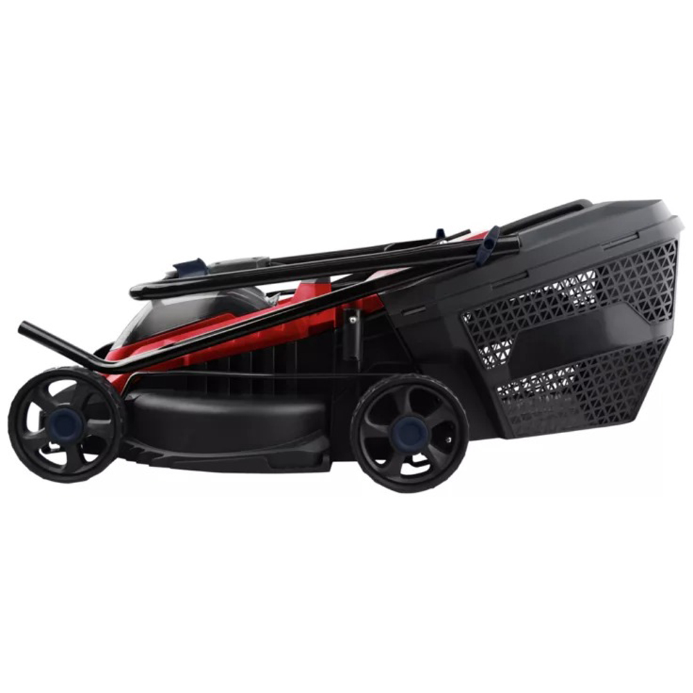 Masina de tuns iarba pe acumulator PERFORMANCE POWER, Electrica, 18V, latime taiere 32 cm, cos 30L, negru-rosu