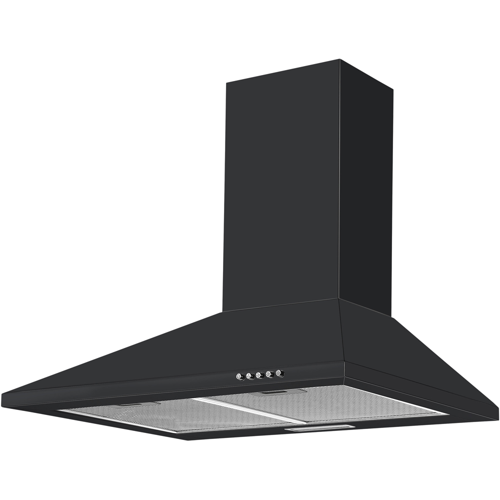 Hota decorativa NNCHHB60EU, 1 motor, 411 m3/h, 60 cm, negru