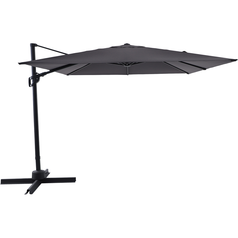 Umbrela de exterior GOODHOME Corby, 3 x 3m, negru