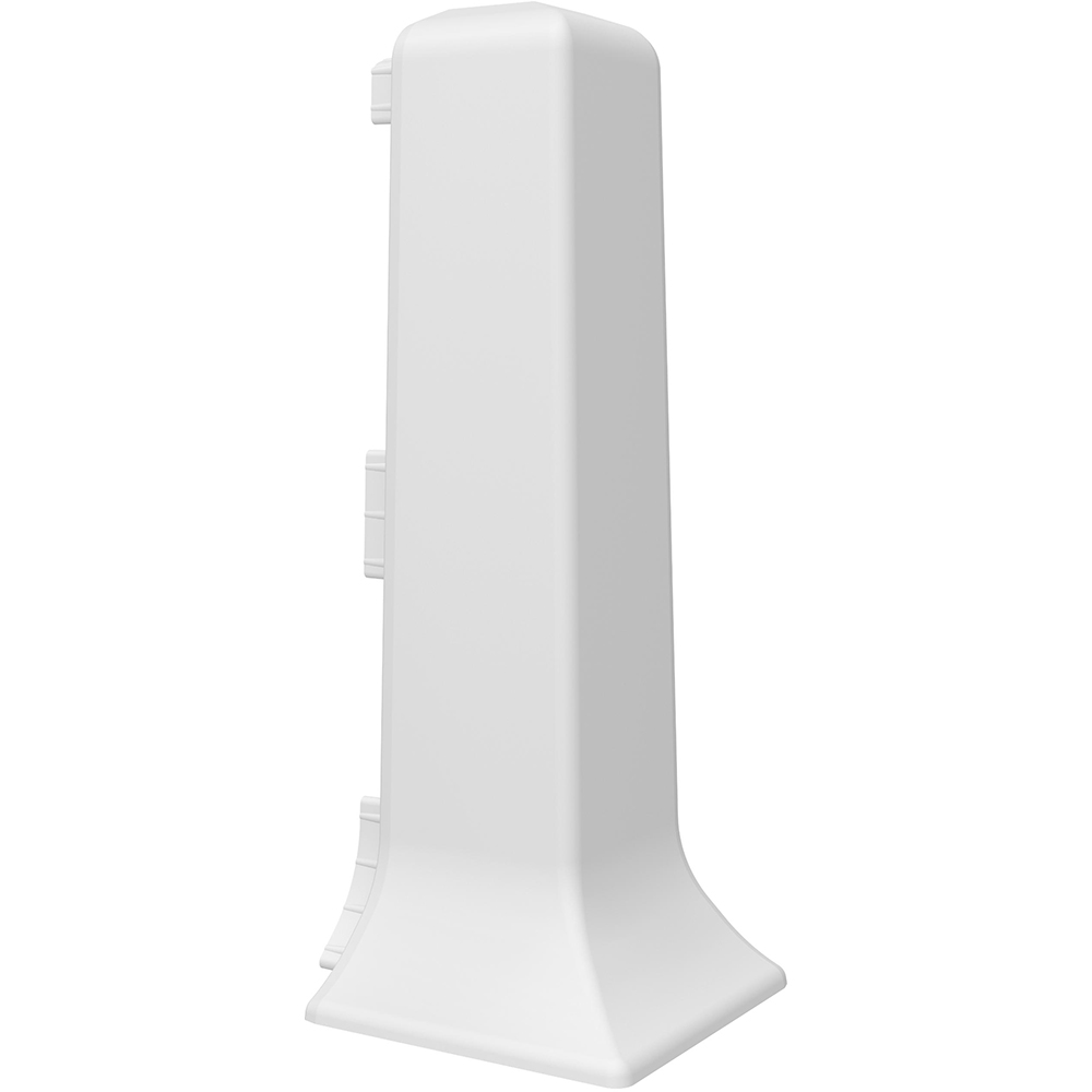 Coltar exterior VILO Linela 401, PVC, 8 cm, 2 bucati, alb