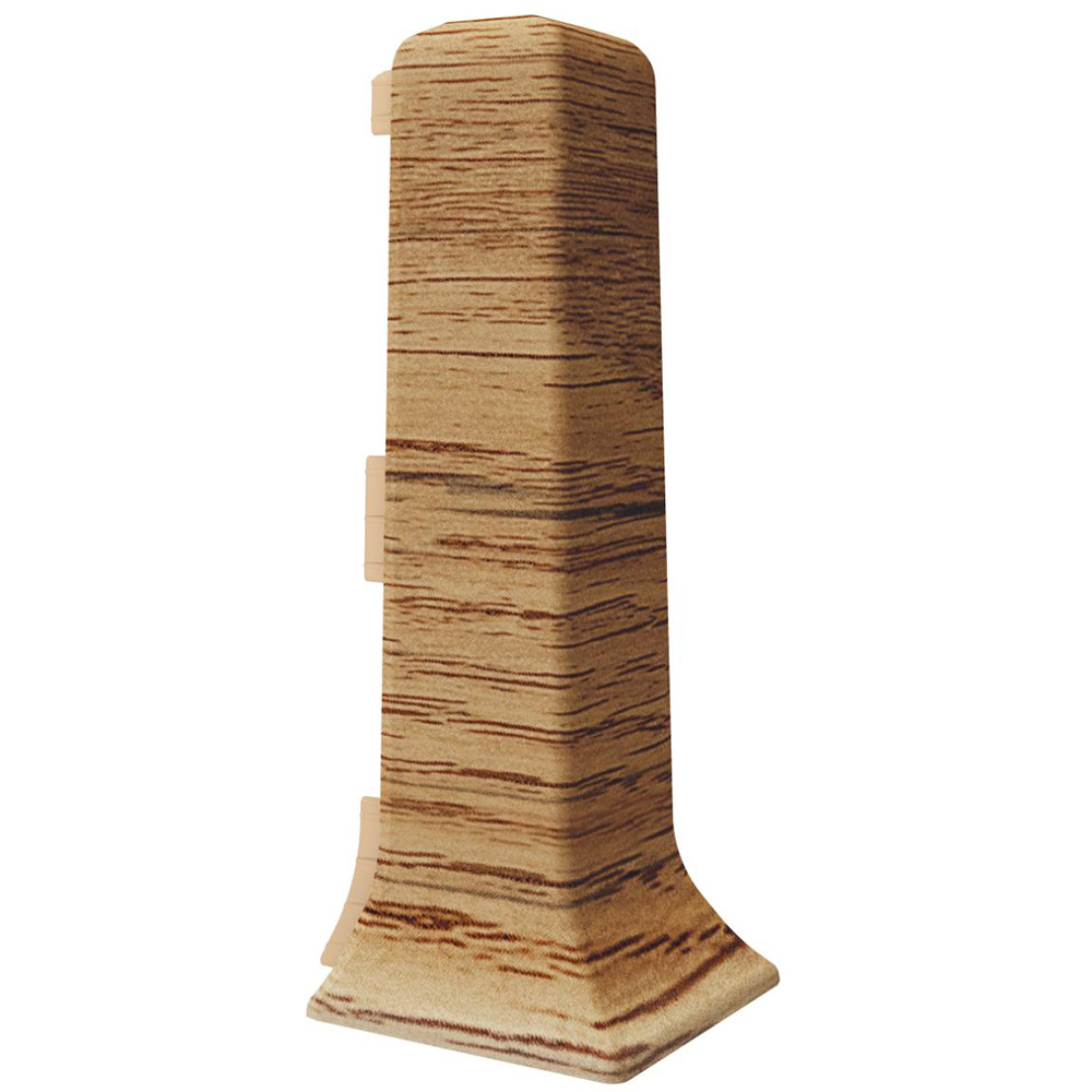 Coltar exterior VILO Linela, PVC, 8 cm, 2 bucati, stejar