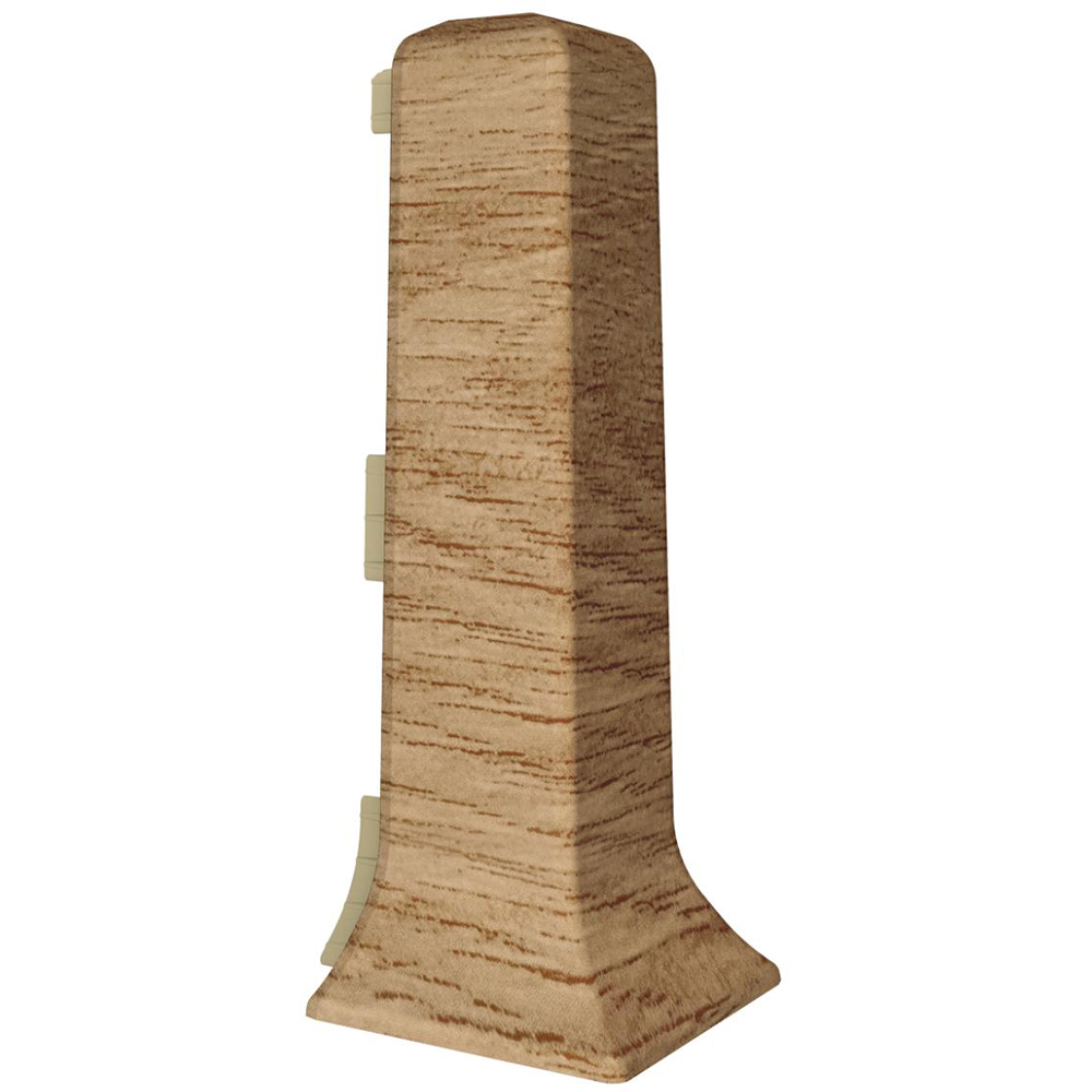 Coltar exterior VILO Linela, PVC, 8 cm, 2 bucati, stejar