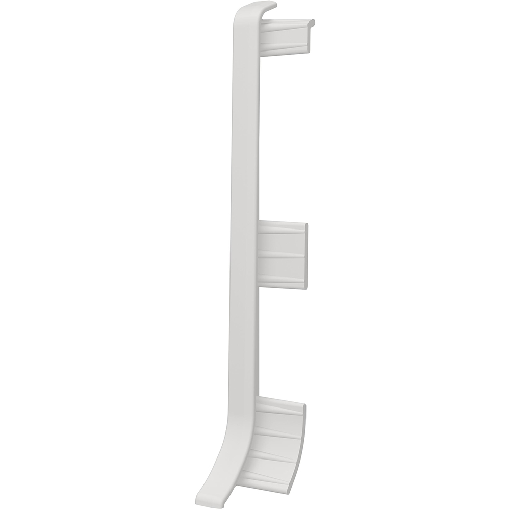 Terminatie stanga-dreapta VILO Linela 413, PVC, 8 cm, 2 bucati, gri deschis