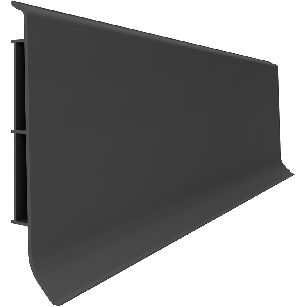 Plinta parchet VILO Linela 415, PVC, 200 x 8 x 1.6 cm, antracit