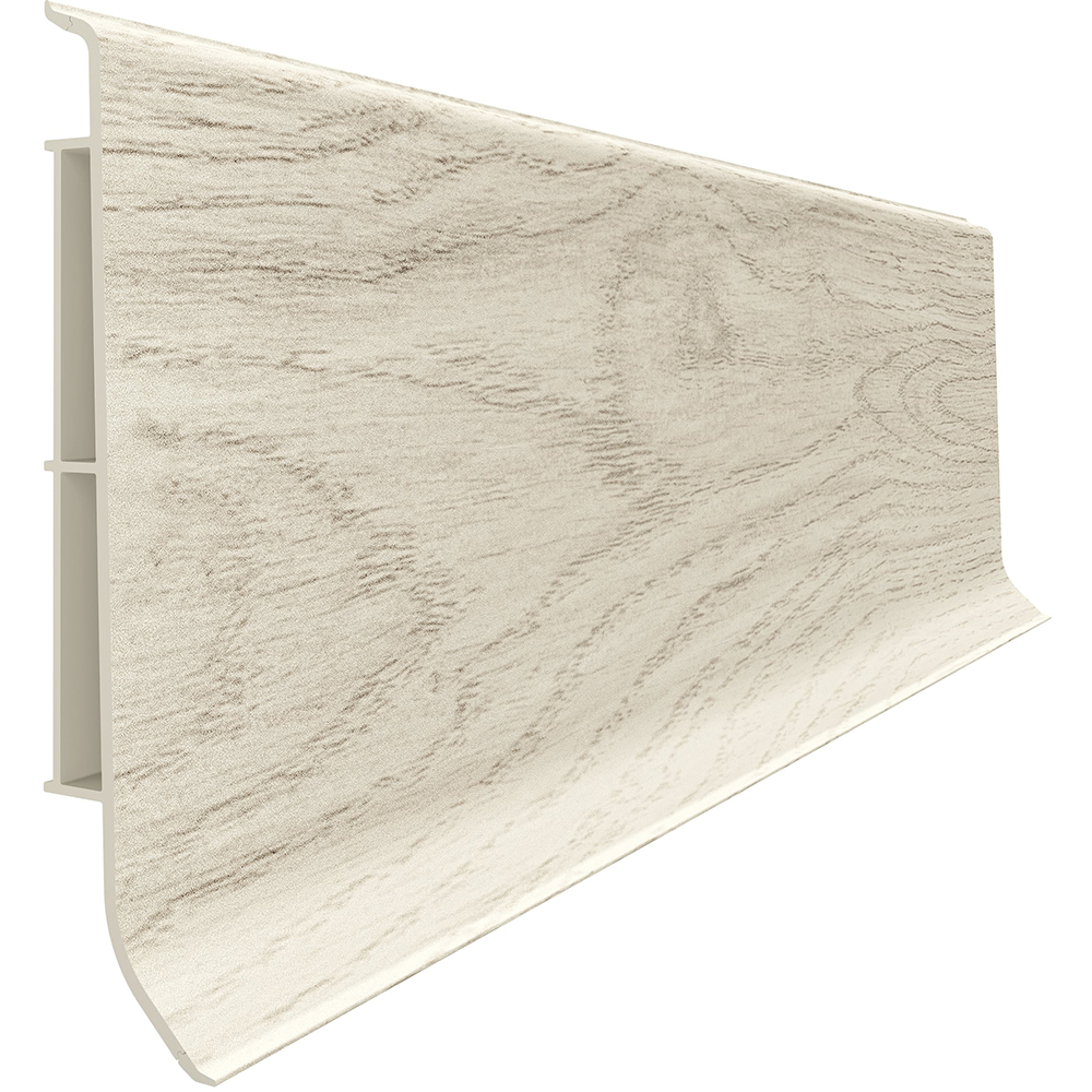 Plinta parchet VILO Linela 404, PVC, 200 x 8 x 1.6 cm, stejar Auckland
