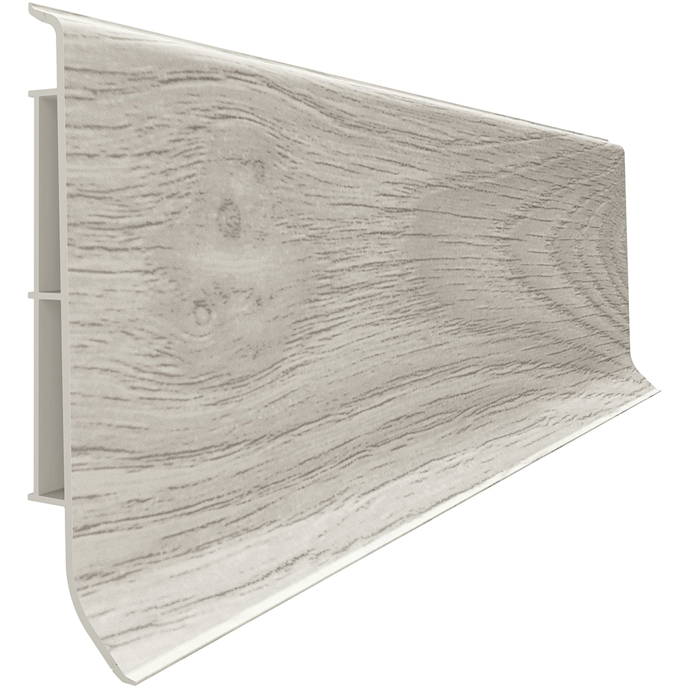 Plinta parchet VILO Linela 409, PVC, 200 x 8 x 1.6 cm, stejar melton