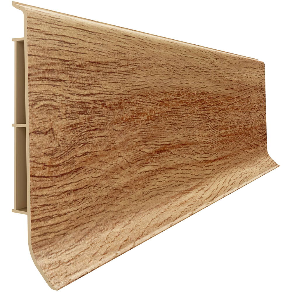 Plinta parchet VILO Linela 407, PVC, 200 x 8 x 1.6 cm, stejar Newcastle