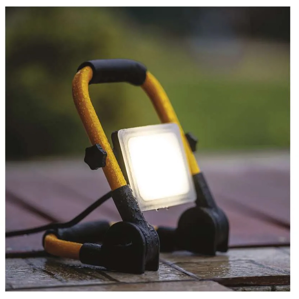 Proiector LED EMOS Ilio, 21W, 1900lm, portocaliu