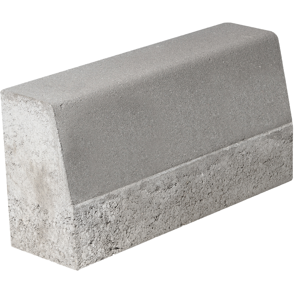 Bordura tesita F15 PETRA PAVAJE, beton, 50 x 15 x 25 cm, gri