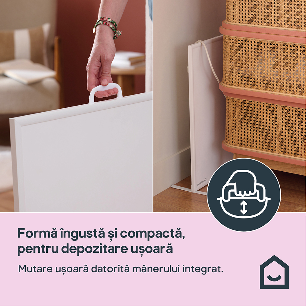 Panou radiant infrarosu GOODHOME, 300W, alb